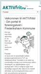 Mobile Screenshot of fritid.frederikshavn.dk